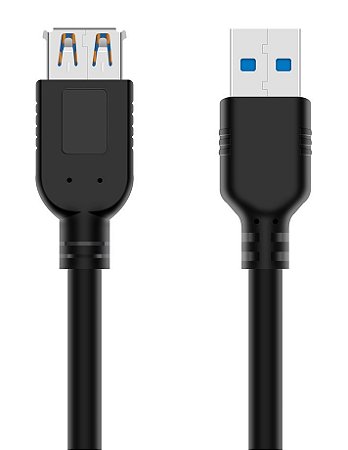 CABO EXTENSOR USB 3.0 3 METROS PLUS CABLE USBAF3030