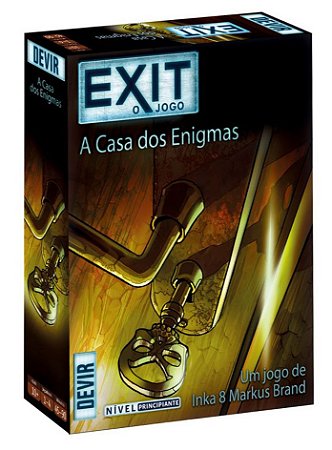 EXIT A CASA DOS ENIGMAS JOGO DE TABULEIRO / CARTAS LACRADO