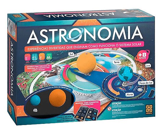 KIT DE CIÊNCIAS ASTRONOMIA DA GROW