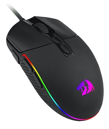 MOUSE GAMER REDRAGON INVADER RGB CHROMA MACROS 10000 DPI 7 BOTÕES