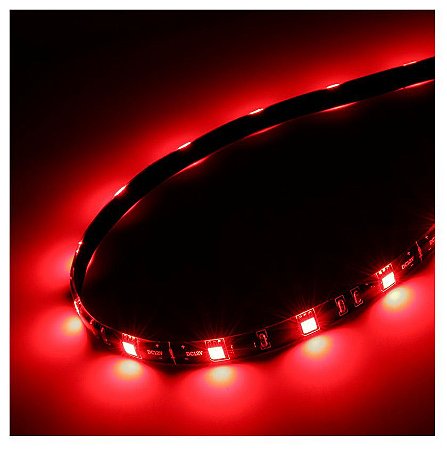 FITA DE LED VERMELHO P/ GABINETE AKASA VEGAS M MAGNÉTICA MODULAR 50CM