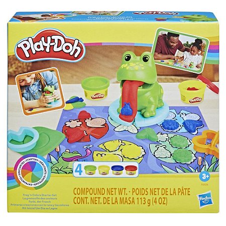 MASSINHA DE MODELAR PLAY-DOH KIT INICIAL UM DIA NA LAGOA HASBRO