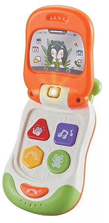 TELEFONE MUSICAL FROG TOYS FGP001 COM TECLAS SONS E MUSICAS