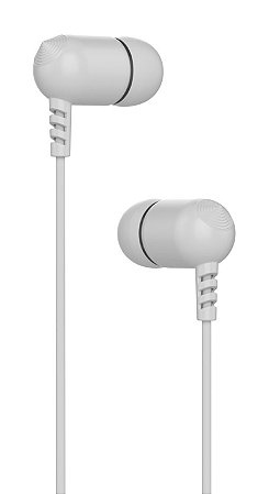 FONE COM FIO INTRA AURICULAR C3TECH EP-07WH BRANCO
