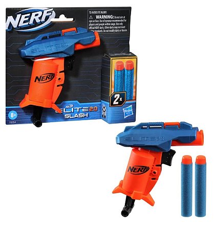 LANÇADOR DE DARDOS NERF ELITE 2.0 SLASH + 2 DARDOS