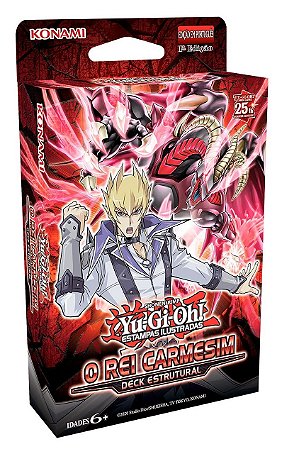 YU-GI-OH! DECK ESTRUTURAL O REI CARMESIM PORTUGUÊS