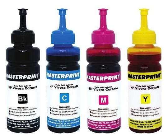 TINTA HP CORANTE UNIVERSAL VIVERA MASTERPRINT 100ML