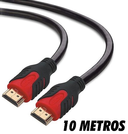 CABO HDMI V2.0 10 METROS PLUSCABLE PC-HDMI100M 4K 3D