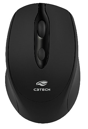 MOUSE SEM FIO 2.4G E BLUETOOTH 5.0 C3TECH M-BT30BK RECARREGÁVEL