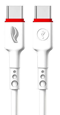 CABO USB TIPO C X USB TIPO C 1 METRO 3A C3TECH CB-P100WH