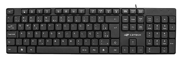 TECLADO USB MULTIMÍDIA C3TECH KB-M10BK ABNT2