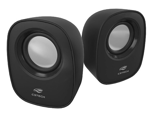 CAIXA DE SOM 2.0 C3TECH SP-30BK 6W CABO P2 PC NOTEBOOK