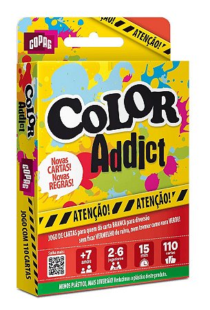 JOGO DE CARTAS COLOR ADDICT COPAG