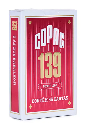 BARALHO 139 VERMELHO COPAG 55 CARTAS