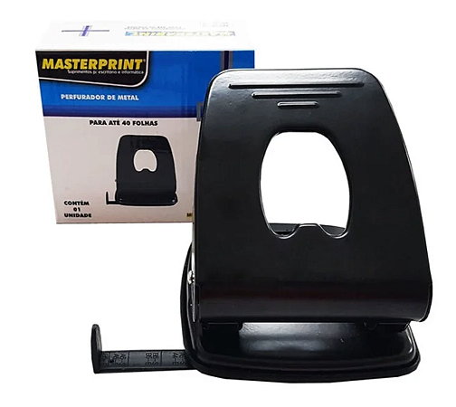 PERFURADOR DE METAL MASTERPRINT MP 802 ATE 40 FOLHAS