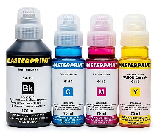 TINTA CANON GI-10 CORANTE MASTERPRINT