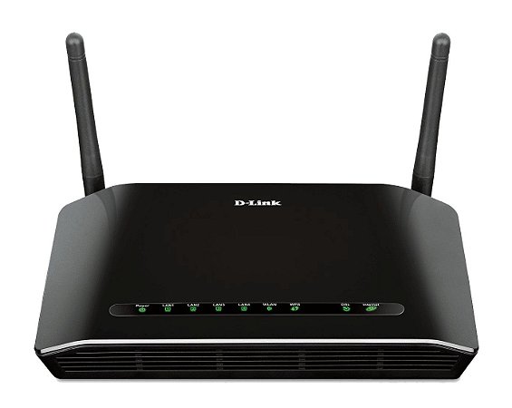 MODEM ROTEADOR D-LINK DSL-2740E 4 PORTAS 2 ANTENAS BIVOLT