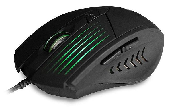 MOUSE GAMER C3TECH MG-10BK LED 6 BOTÕES 2400 DPI