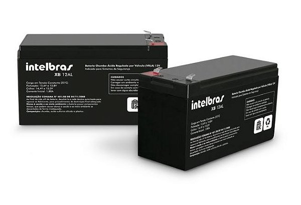 BATERIA SELADA 12V P/ SIST DE SEGURANÇA XB 12SEG - INTELBRAS