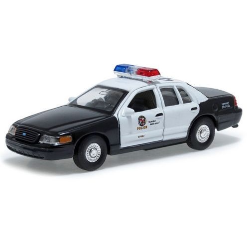Carro Miniatura - Ford Crown Victoria 1999 Police - 1:39 - Welly - Em Metal