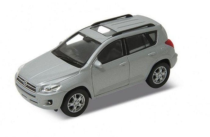 Carro Miniatura - Toyota RAV 4 - 1:39 - Welly - Em Metal