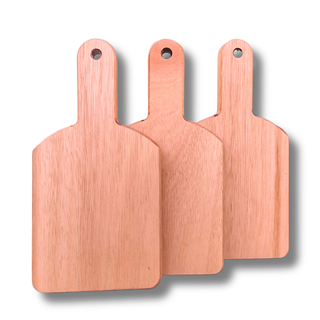 Tábua de Corte Pequena de Madeira para Legumes e Carnes