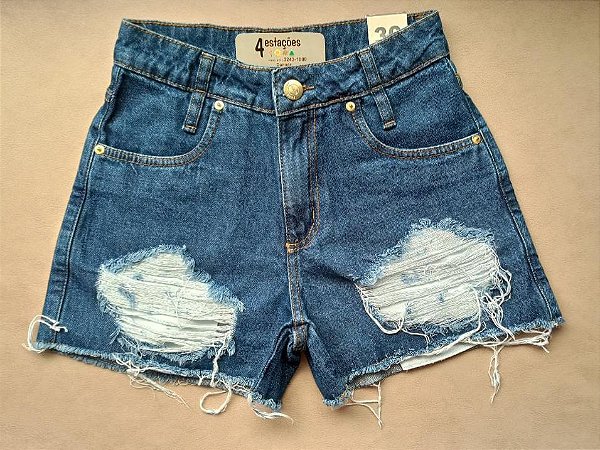 shorts jeans rasgado