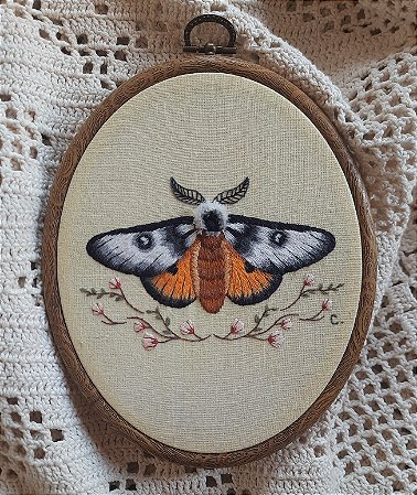 Bordado Mariposa Maravilhosa