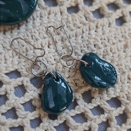 Brincos de cerâmica