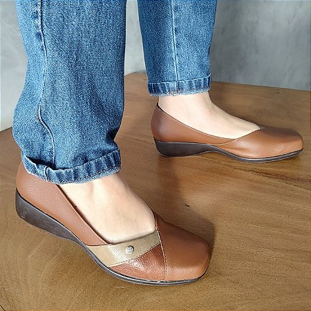 -                 Sapato Feminino Super Conforto Firezzi Scarpin 253022