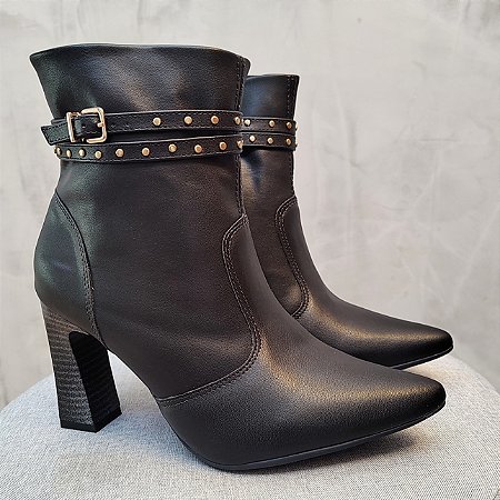 -              Bota Feminina Elegante Mendoza Salto Alto Bico Fino