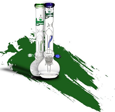 Bong  de Vidro Amnesia Percolator