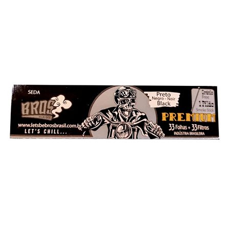Seda Bros Black com Piteira e Pilão