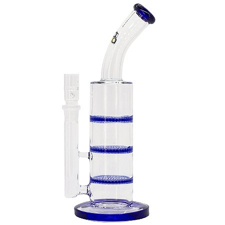 Bong de Vidro Triple Honeycomb 34cm Cultura Dab