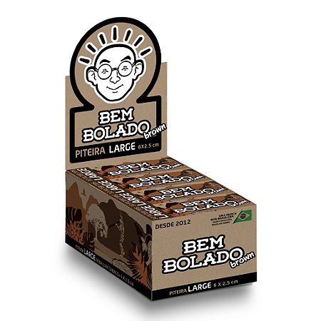 Caixa Piteira Bem Bolado Brown Large 24 und