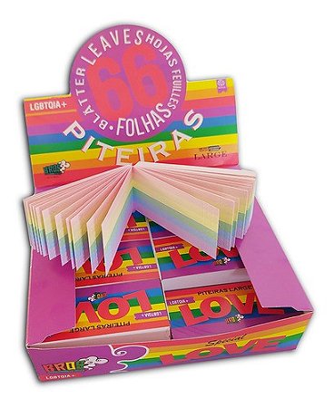 Caixa de Piteira Bros Large LGBTQIA+ 24 und