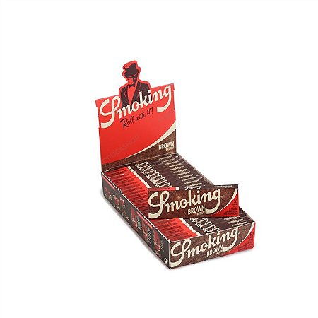 Caixa de Seda Smoking Brown 1 1/4 25 und