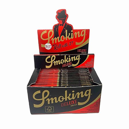 Caixa de Seda Smoking King Size Deluxe 50 und