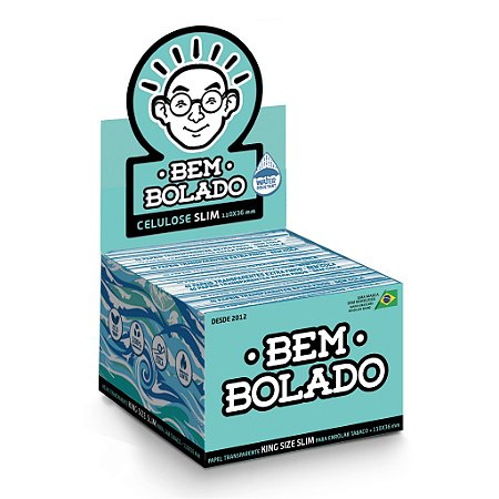 Caixa de Seda Bem Bolado Celulose King Size Slim 40 und