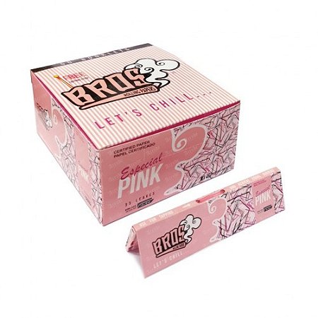 Caixa de Seda Bros Special Pink com Pilão 50 und