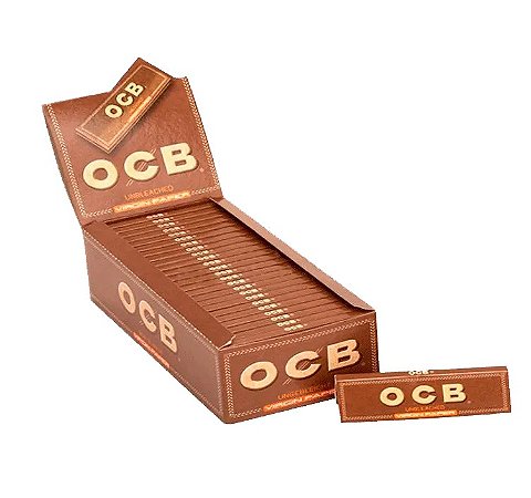 Caixa de Seda OCB Unbleached 1 1/4 25 und
