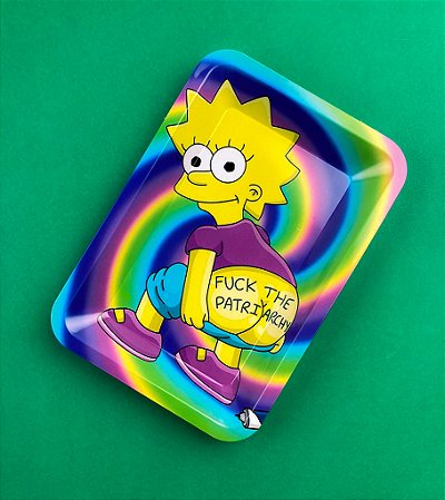 Bandeja de Metal Lisa Simpsons