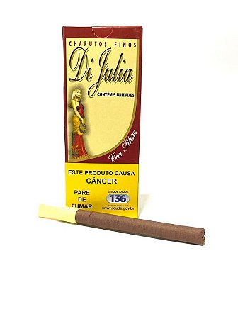 Caixa de Cigarrilha D'Julia Cereja com 10 und