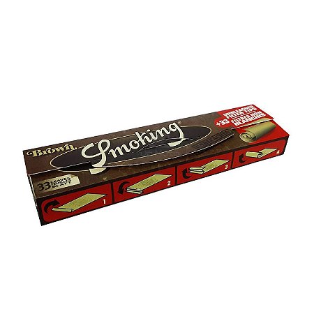 Seda Smoking King Size Brown com Piteiras