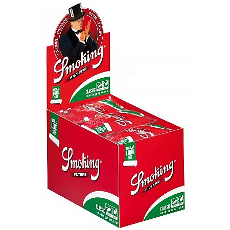 Caixa de Filtro Smoking Clássico Longo 8mm 25 Bags
