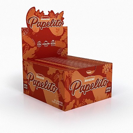 Caixa de Seda Papelito Extra Large King Size com 50 und