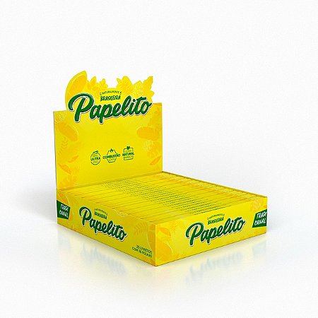 Caixa de Seda Papelito Tradicional com Piteira King Size com 24 und