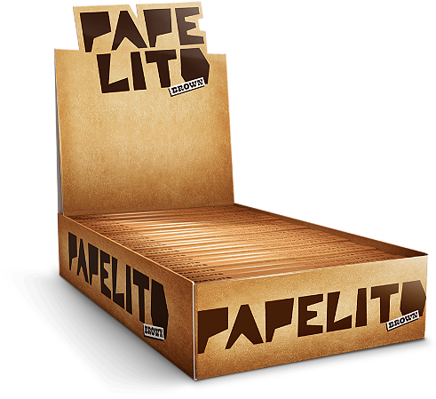 Caixa de Seda Papelito Brown Mini Size com 25 und