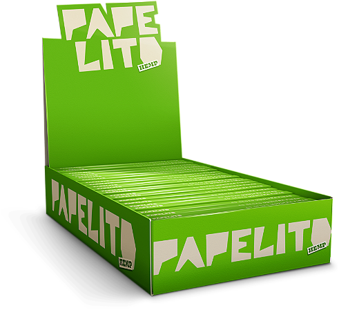 Caixa de Seda Papelito Hemp Mini Size com 25 und