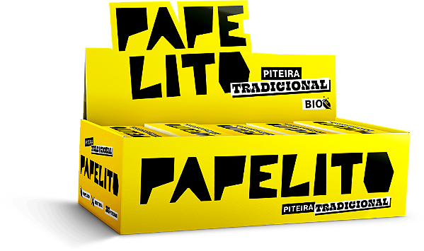 Caixa de Piteira Papelito Tradicional com 25 und